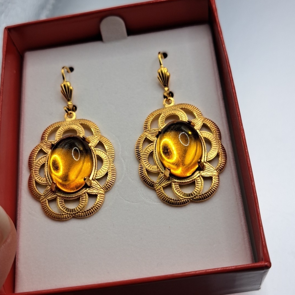 Gold-tone Drop Earrings